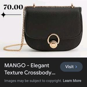 Mango Black Bag