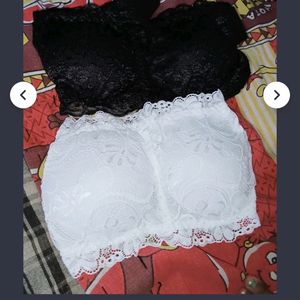 Girls And Woman Black&White Bra