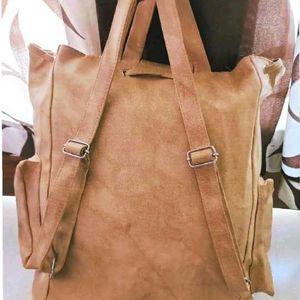 Beige Backpack 🎒