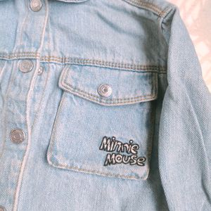 Zara Minnie Denim Jacket