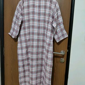 checkered kurta