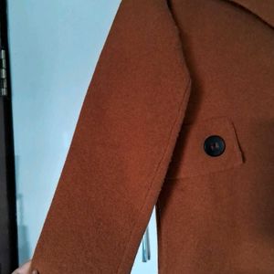 Korean Style Woollen Long Coat