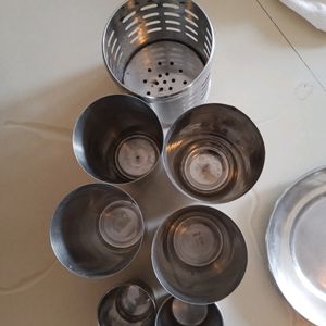 Steel Utensils In New Condition