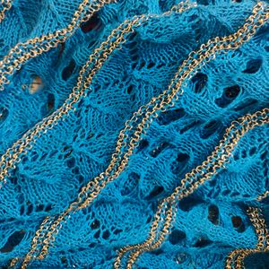 Pinterest Crochet Knit Blue Up & Down Top