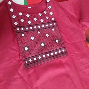 Maroon Kurti For Women....