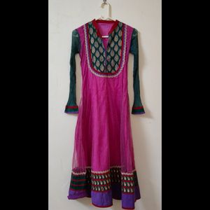 Pink Anarkali Suit