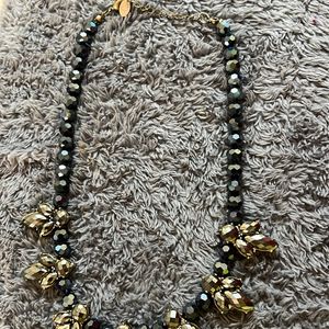 Grey And Black Stone Necklace