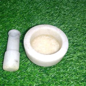 Okhli, Kharad, Pestle Set Fir Spice Or Ginger