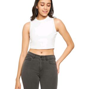 Women's Crop Plain Top