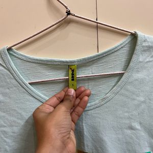 Pastel Green Light Weight T-shirt