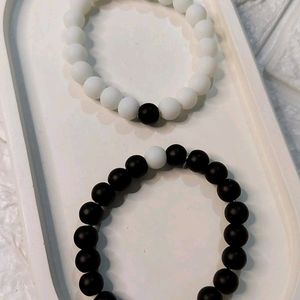 Black And White Bracelets