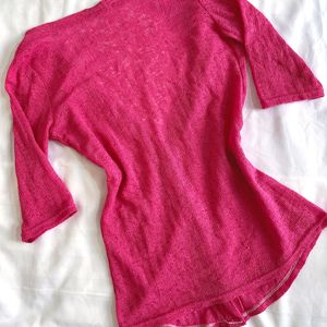 Pinterest Rose Cardigan Top