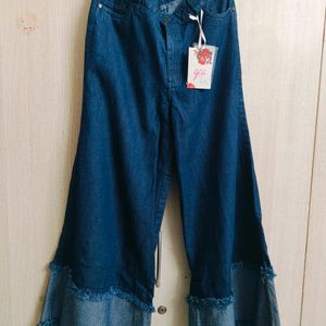 Blue Flared Jeans New With Tag (30)