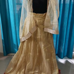 Golden Lehenga choli For Women