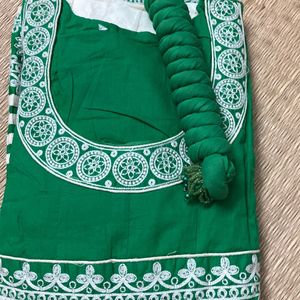 New: Green Anarkali Set For Grabs