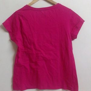 Max Pink Regular Wear Tee