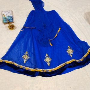 Anarkali Suit With Skirt For  Girls