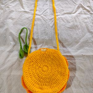 Hand Made Crochet Sling Bag