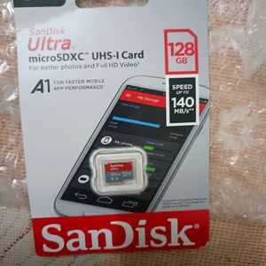 SanDisk Memory Card 128gb Ultra New Sealed Pack 💯