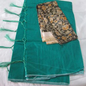 New Cotton Silk Saree