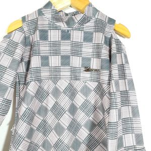 Multicolor Checks Dress(Girls)