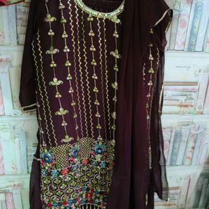 Grara Suit With Dupatta