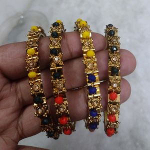 Multicolor Fancy Bangles (Kadhe)