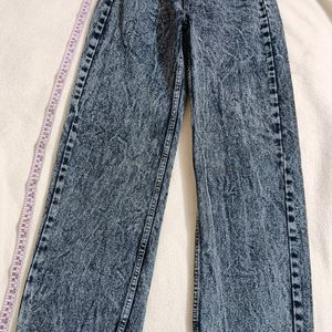 Y2K Wide Leg/Straight Fit Charcoal Jeans