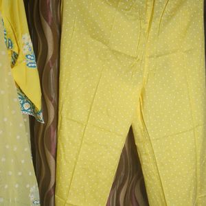 Lime Colour Kurta Set With Dupatta