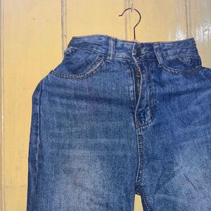 Wide Leg Denim Jeans