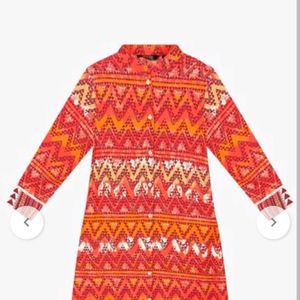 Folk Print Jaipuri Straight Kurta