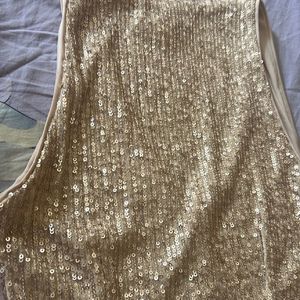 H&M Crop Top Golden