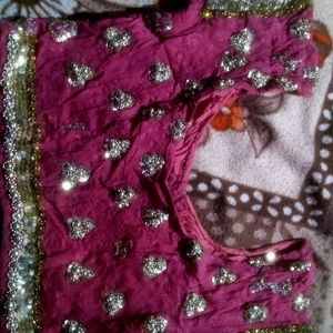 Onion Colour Saree For Wedding