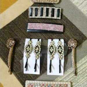Combo Pack Of 6 Hair Clips