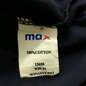 MAX Navy Blue Tshirt (S)