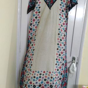 Pure Cotton Free Size Nighty