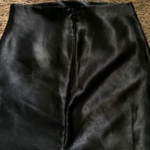 Satin A Line  Skirt