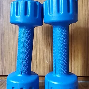 Round PVC Dumbbells Set Of 2 (1kg X Two)