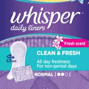 Whisper Daily Liners Clean&Fresh