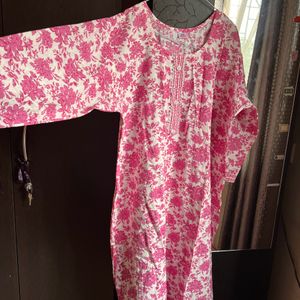 Pink Kurta Set