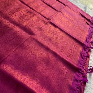 Brand New Soft Silk Saree With Blouse Piece