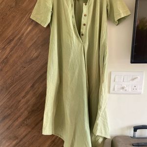 Sage Green Flary Jumpsuit