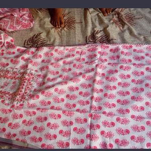 Pink Kurta Pant Set