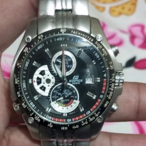 Casio Edifice Orignal Chronograph Black Dial Men's