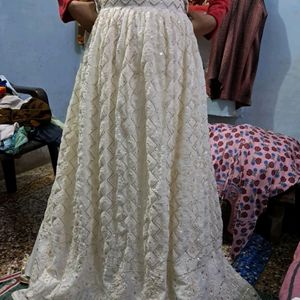 Viral White Chikenkari Lehenga