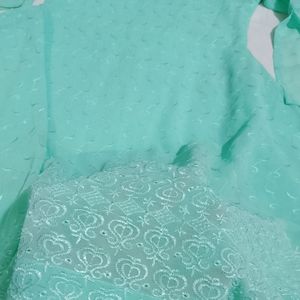 Green Kaftan Kurti