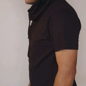 Stylish High Neck Full Black