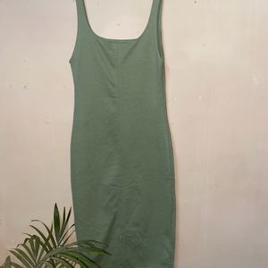 Olive Green Bodycon Dress