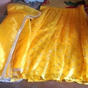 Yellow Lenhga Choli