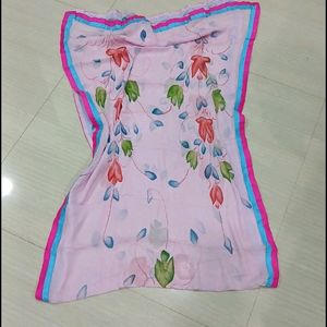 Pink And Blue Kurti Set.